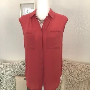 Collared Blouse/Tank